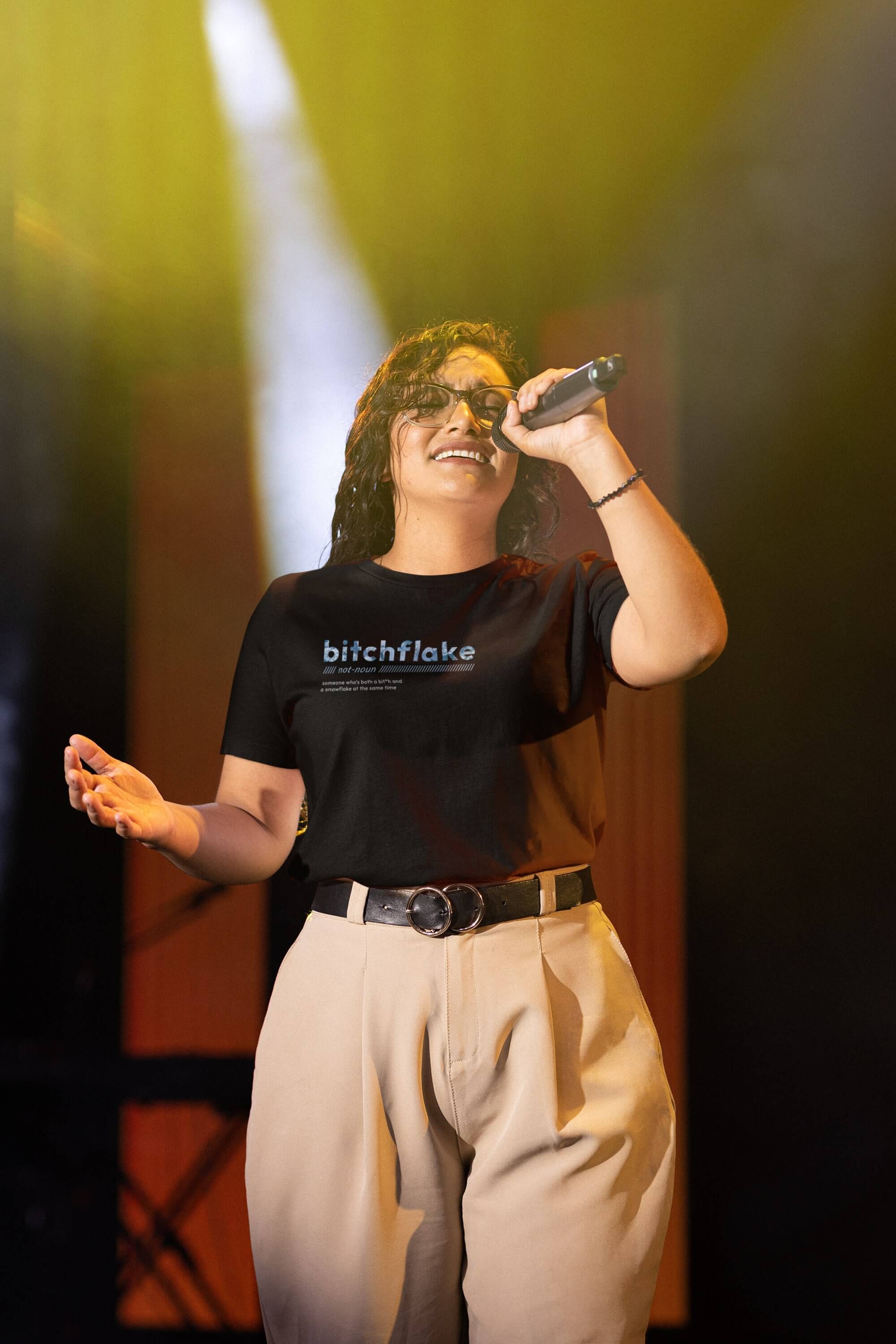 Bitchflake unisex t-shirt for the sweet and slightly scary