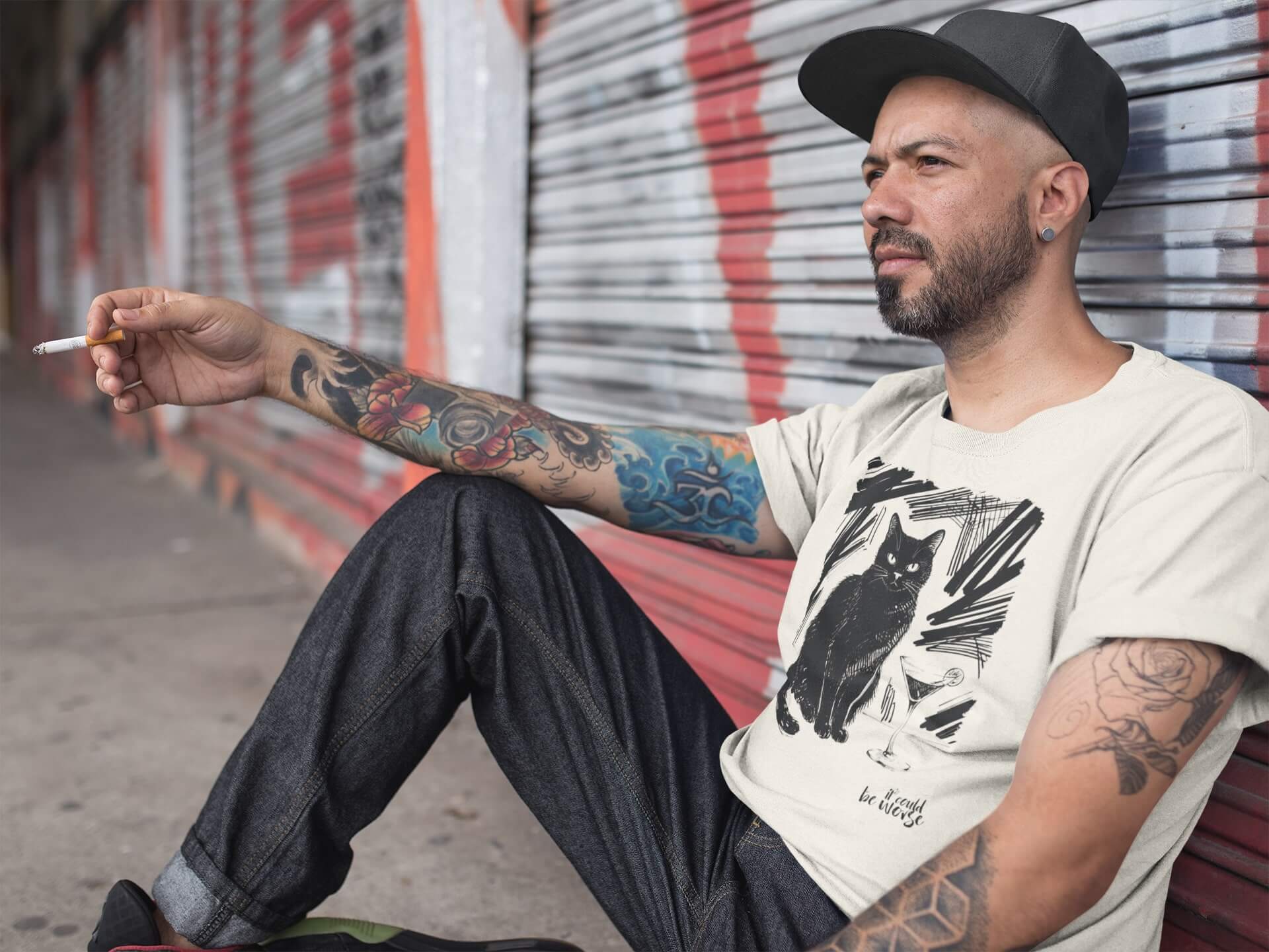 It could be worse unisex t-shirt for the calm realists and professional survivors