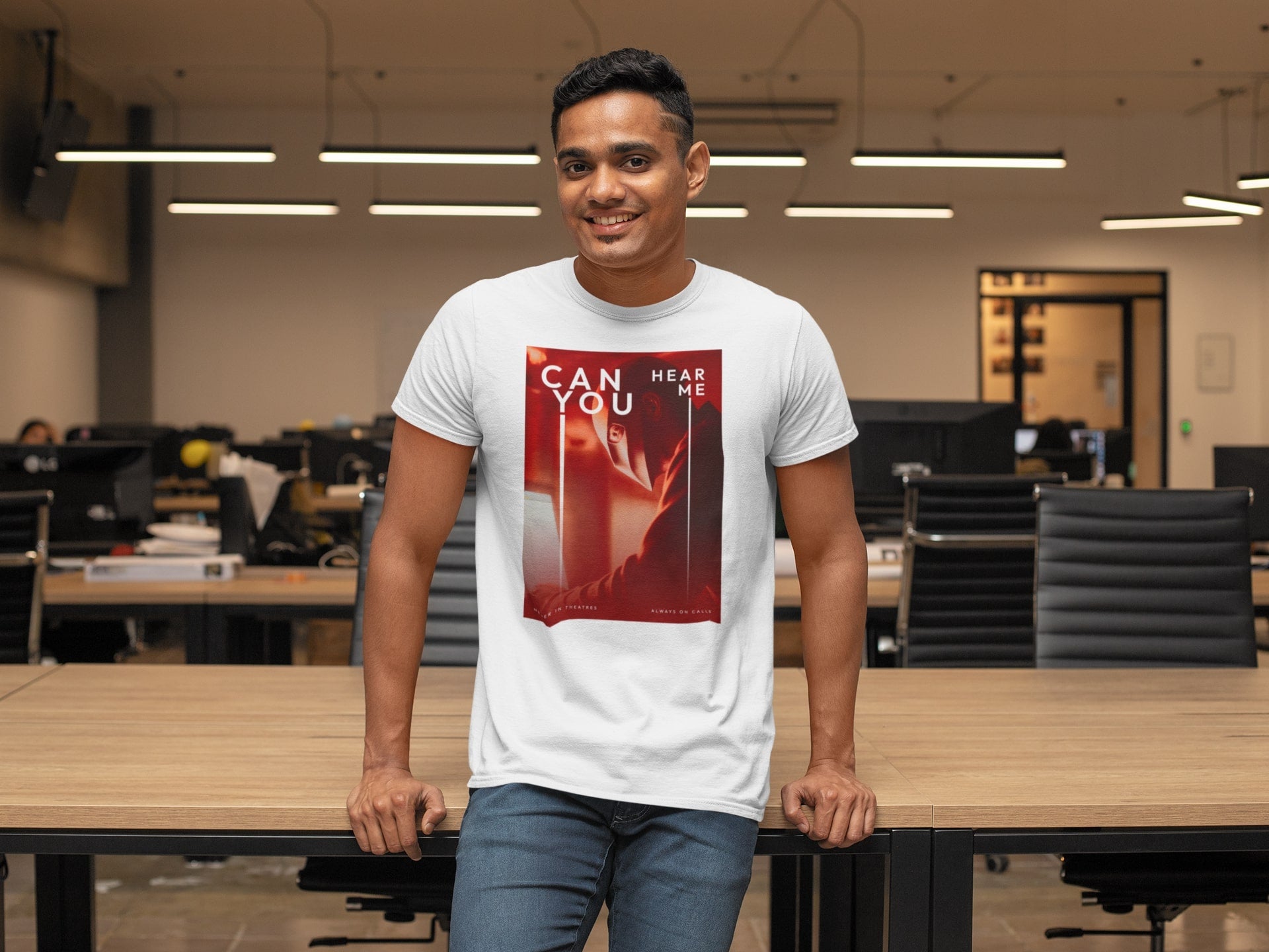 Can You Hear Me unisex t-shirt for the chronically unmuted