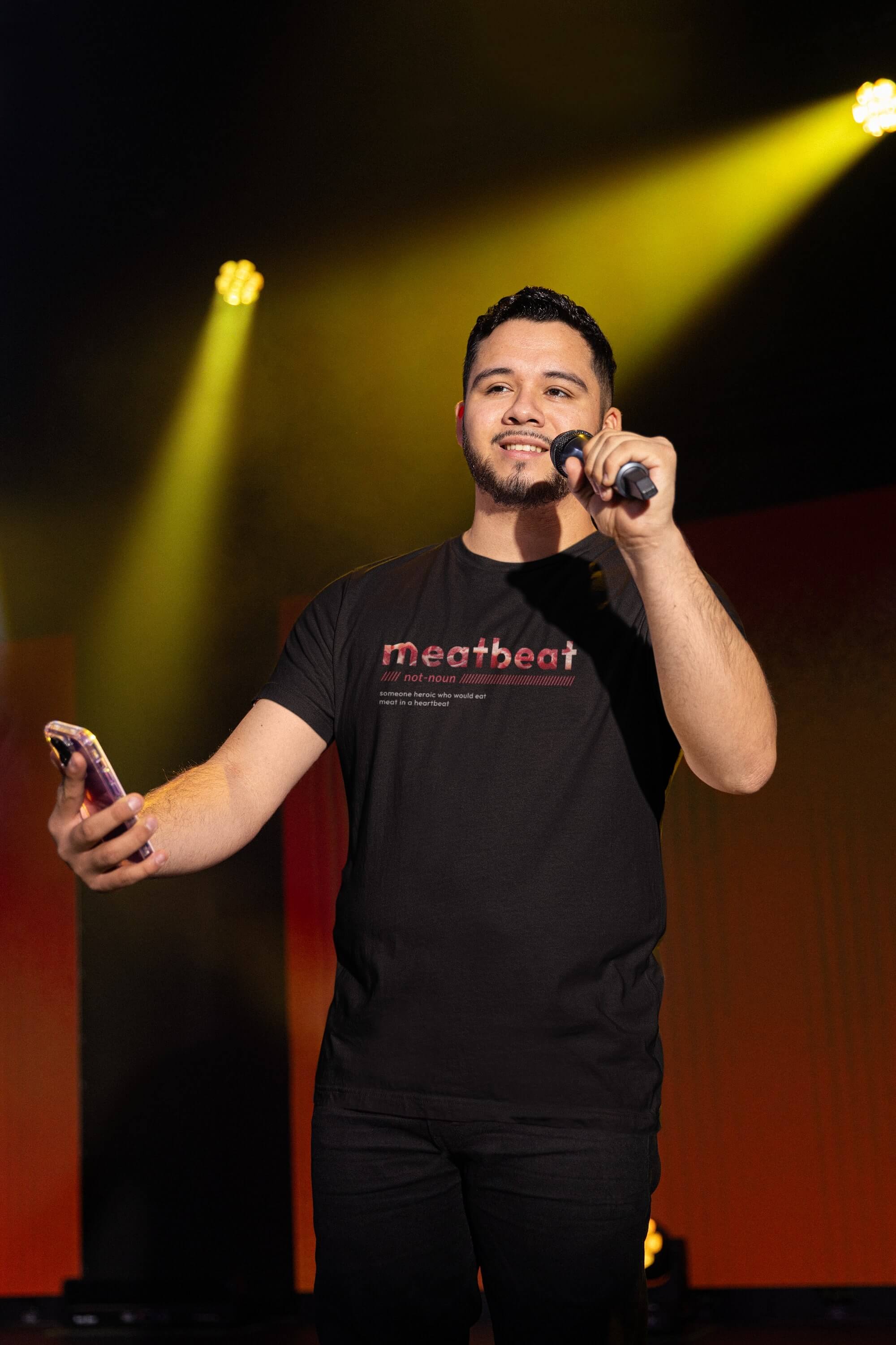 Meatbeat unisex t-shirt for the proudly carnivorous