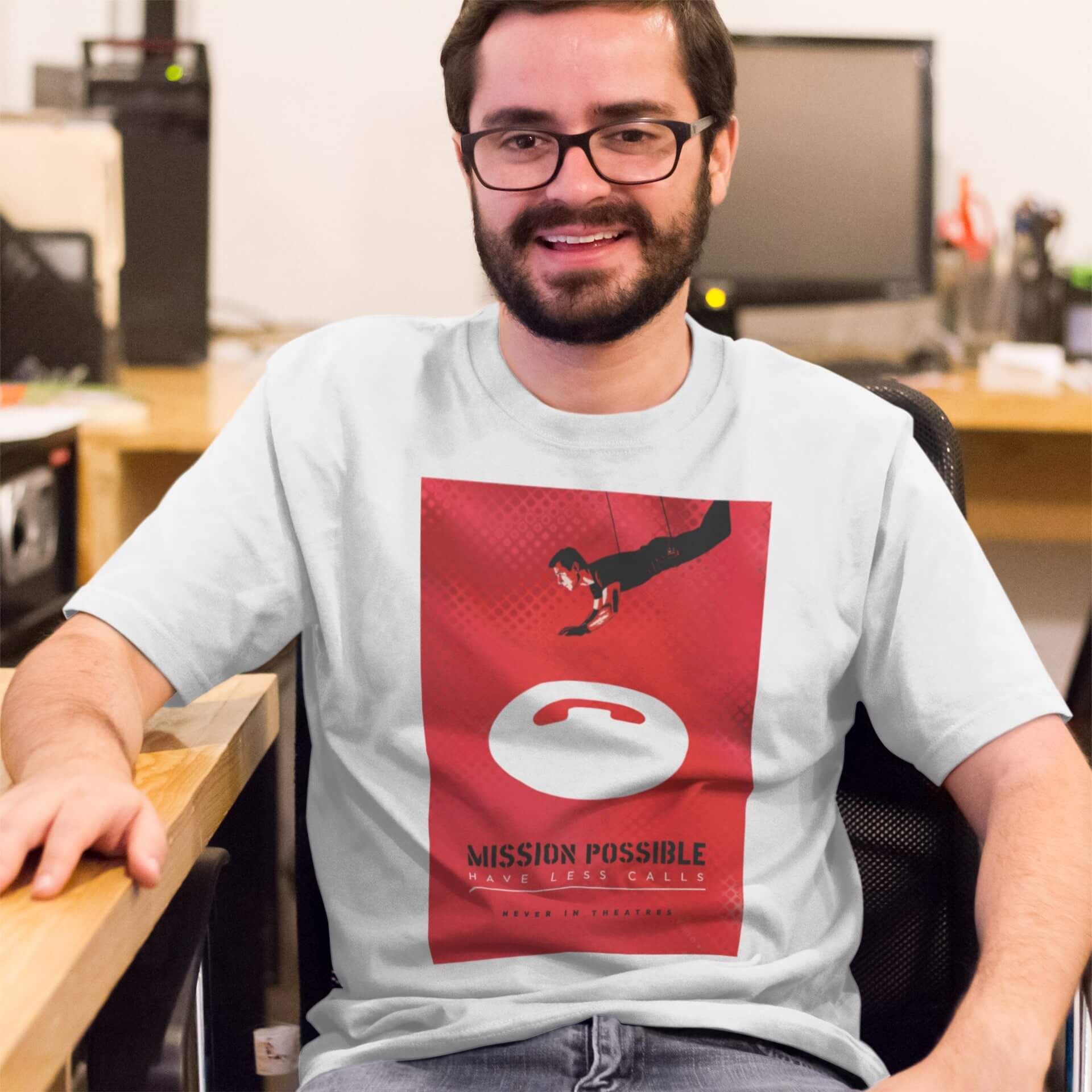 Mission Possible unisex t-shirt for the call-dodging heroes