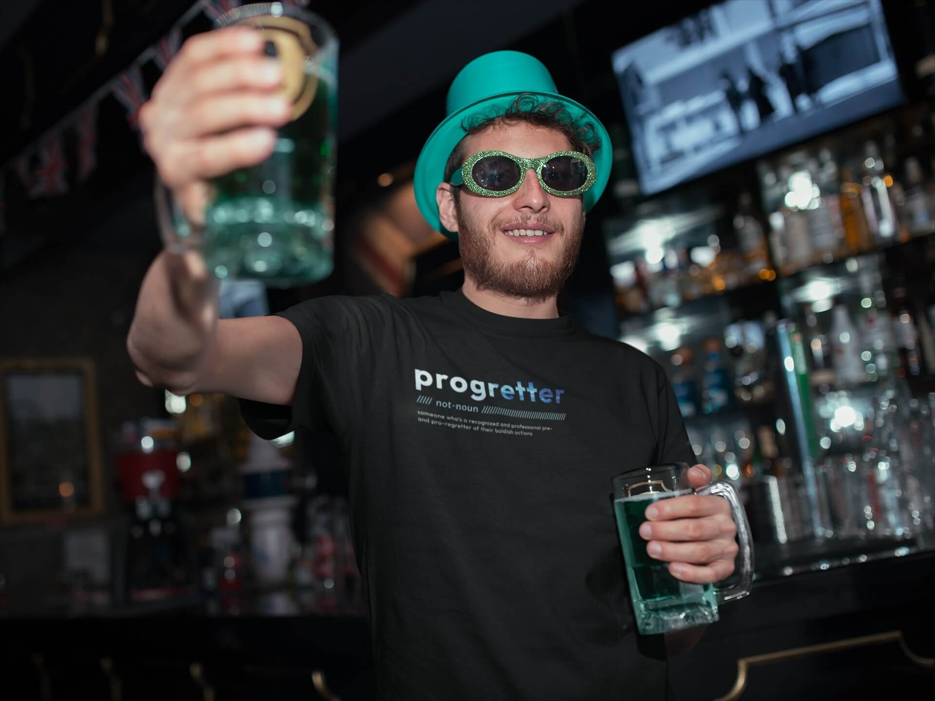 Progretter unisex t-shirt for the boldly regretful