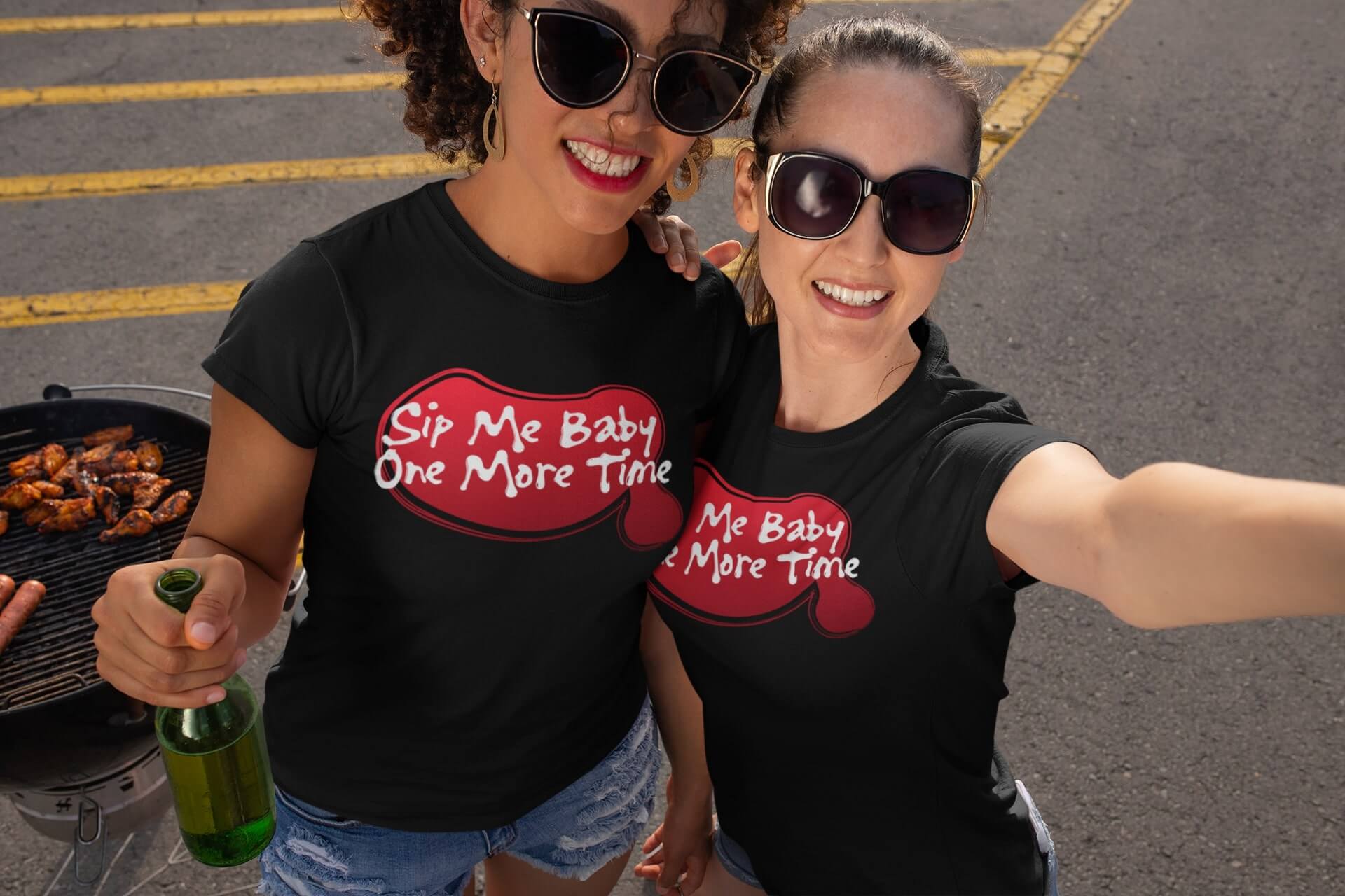 Sip Me Baby One More Time unisex t-shirt for the throwback sippers